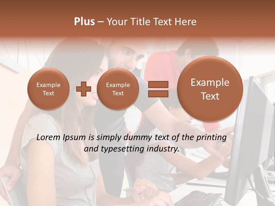 Internet Finance Lab PowerPoint Template