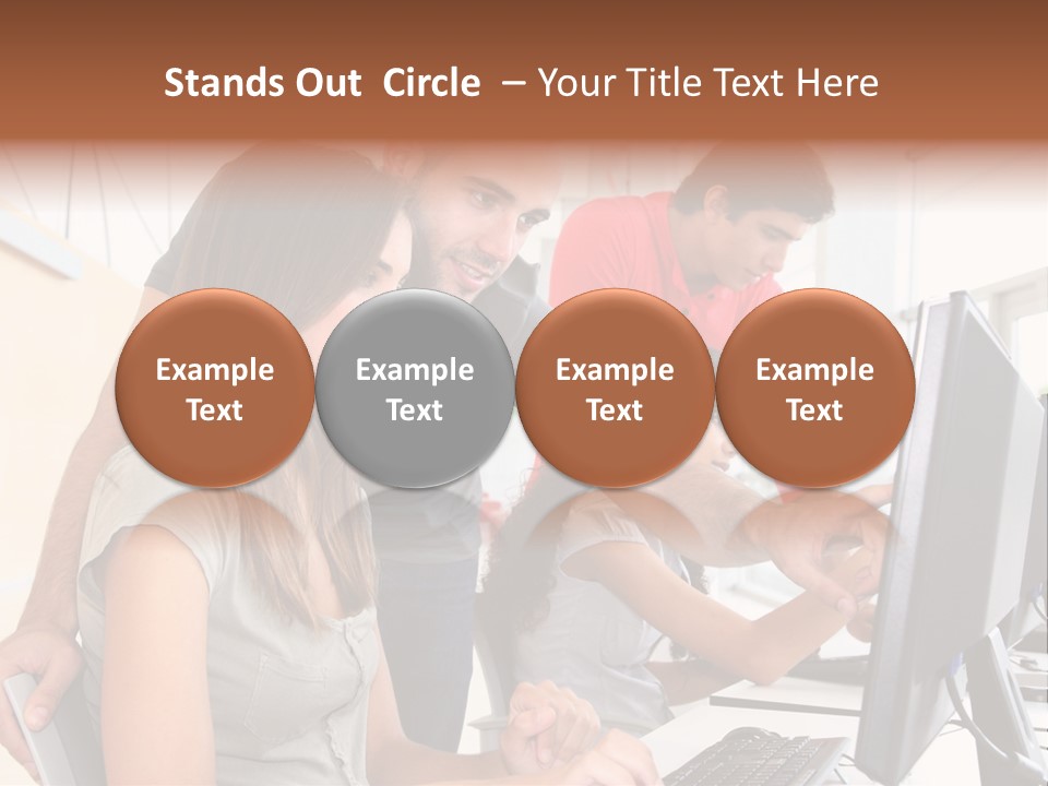 Internet Finance Lab PowerPoint Template