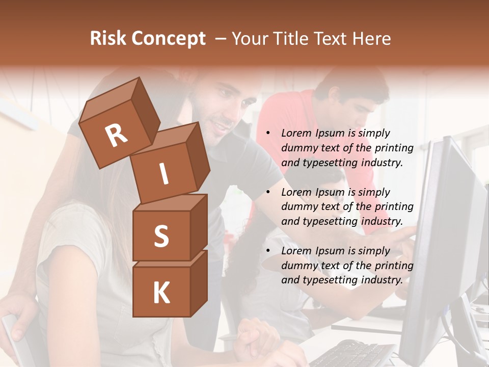 Internet Finance Lab PowerPoint Template