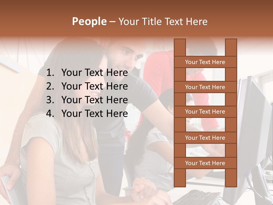 Internet Finance Lab PowerPoint Template