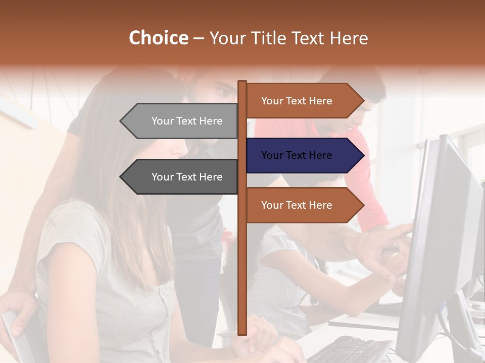 Internet Finance Lab PowerPoint Template