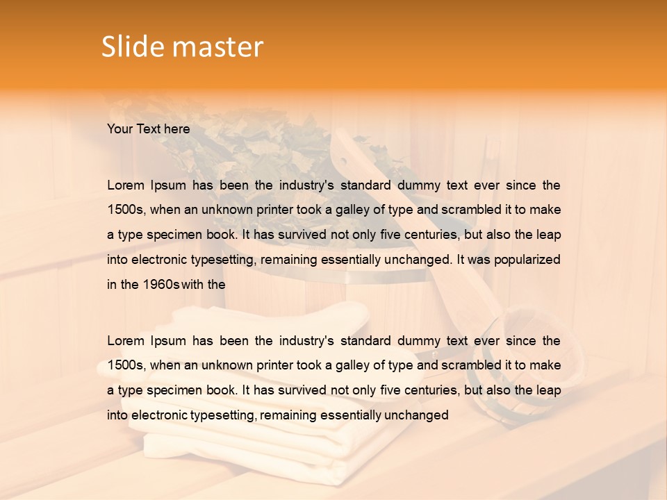 Wooden Procedure Interior PowerPoint Template