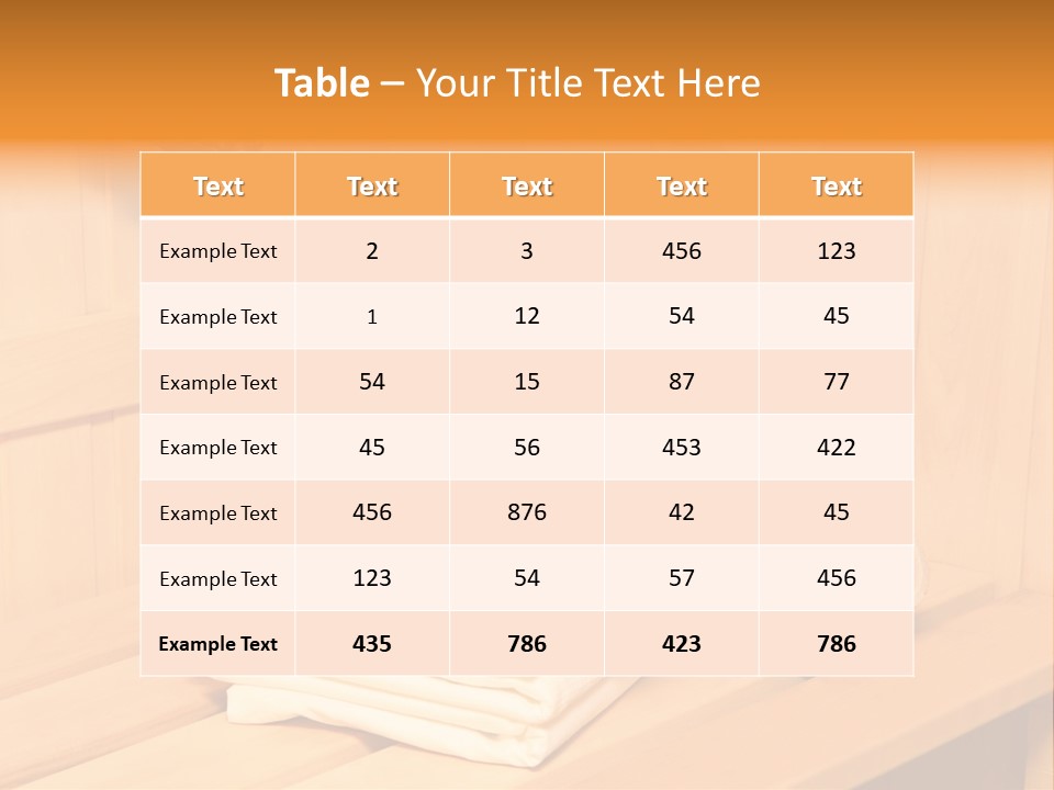 Wooden Procedure Interior PowerPoint Template