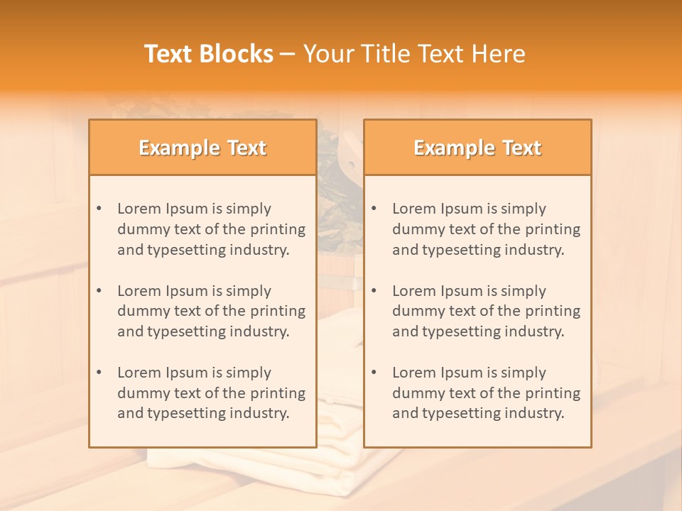 Wooden Procedure Interior PowerPoint Template