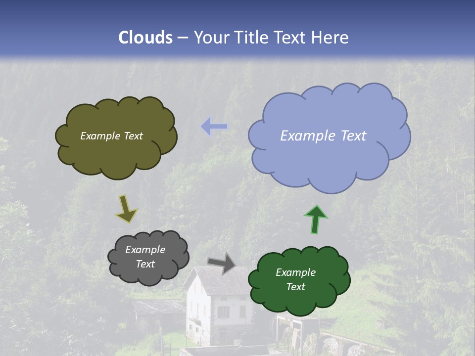 Cloud Spring Green PowerPoint Template