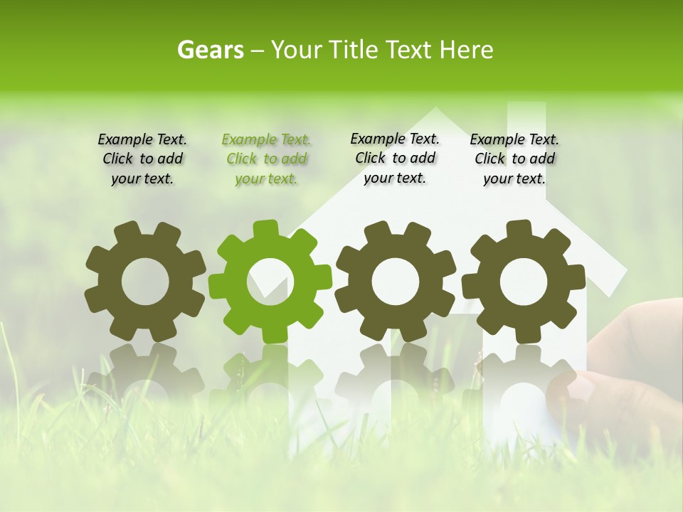 Calm Married Smiling PowerPoint Template