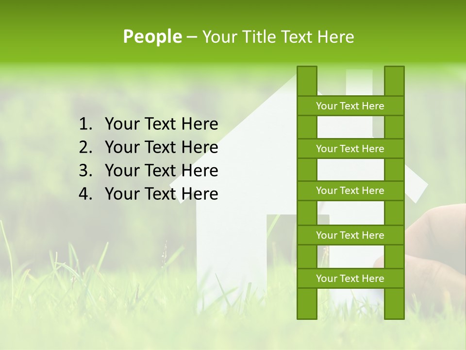 Calm Married Smiling PowerPoint Template
