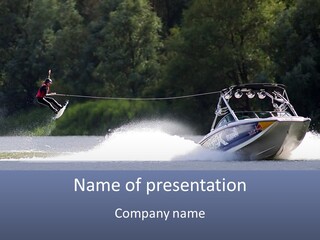 Wakeboard Sport Air PowerPoint Template