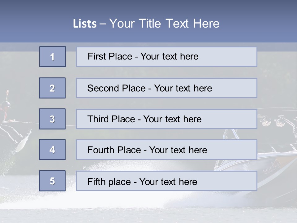 Wakeboard Sport Air PowerPoint Template