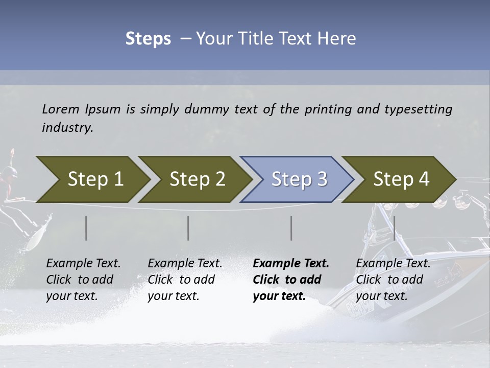 Wakeboard Sport Air PowerPoint Template