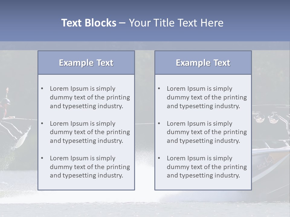 Wakeboard Sport Air PowerPoint Template