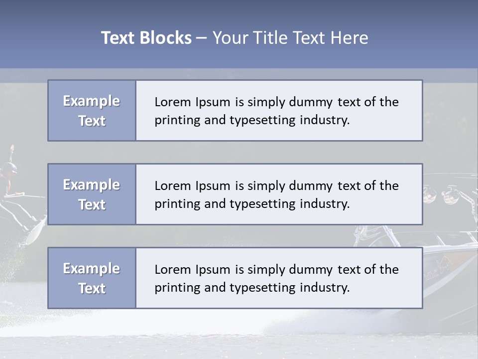 Wakeboard Sport Air PowerPoint Template