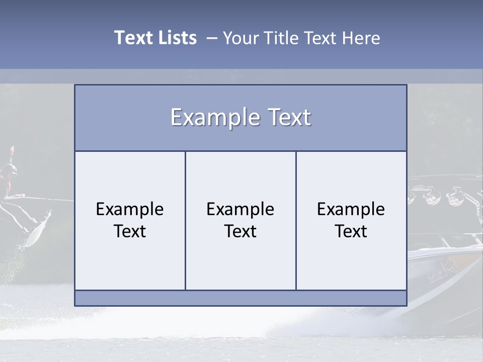 Wakeboard Sport Air PowerPoint Template