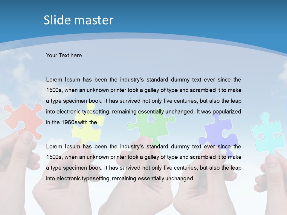 Togetherness Partnership Inspiration PowerPoint Template