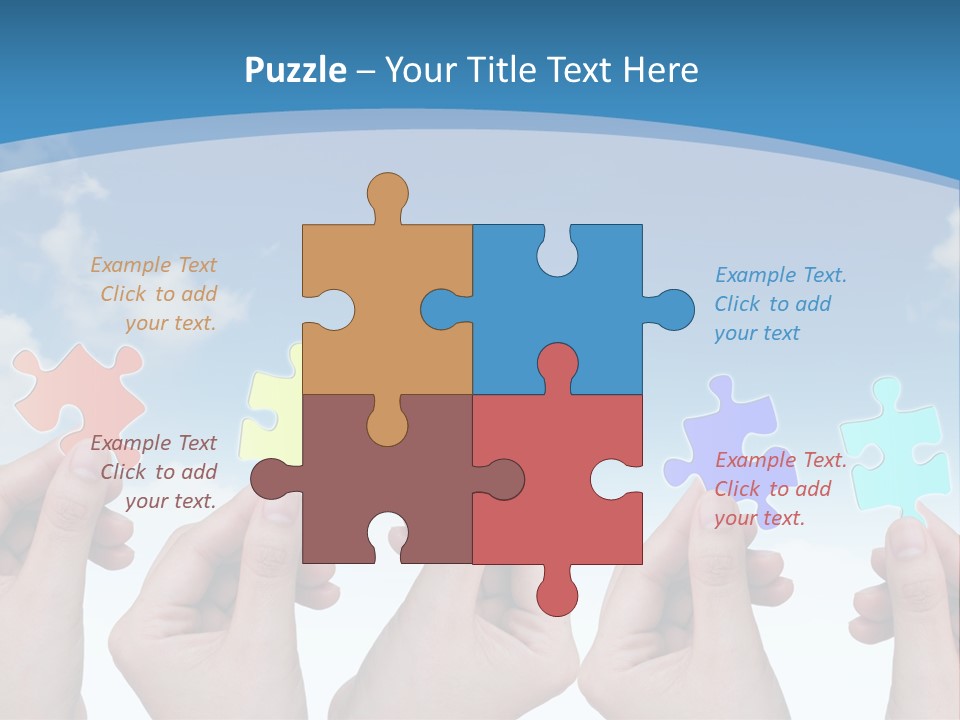 Togetherness Partnership Inspiration PowerPoint Template