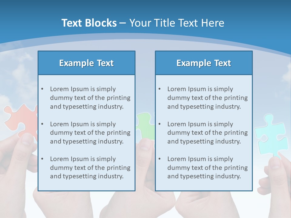 Togetherness Partnership Inspiration PowerPoint Template