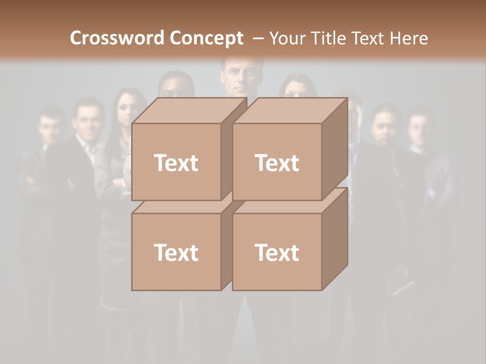 Corporate Smile Mature PowerPoint Template