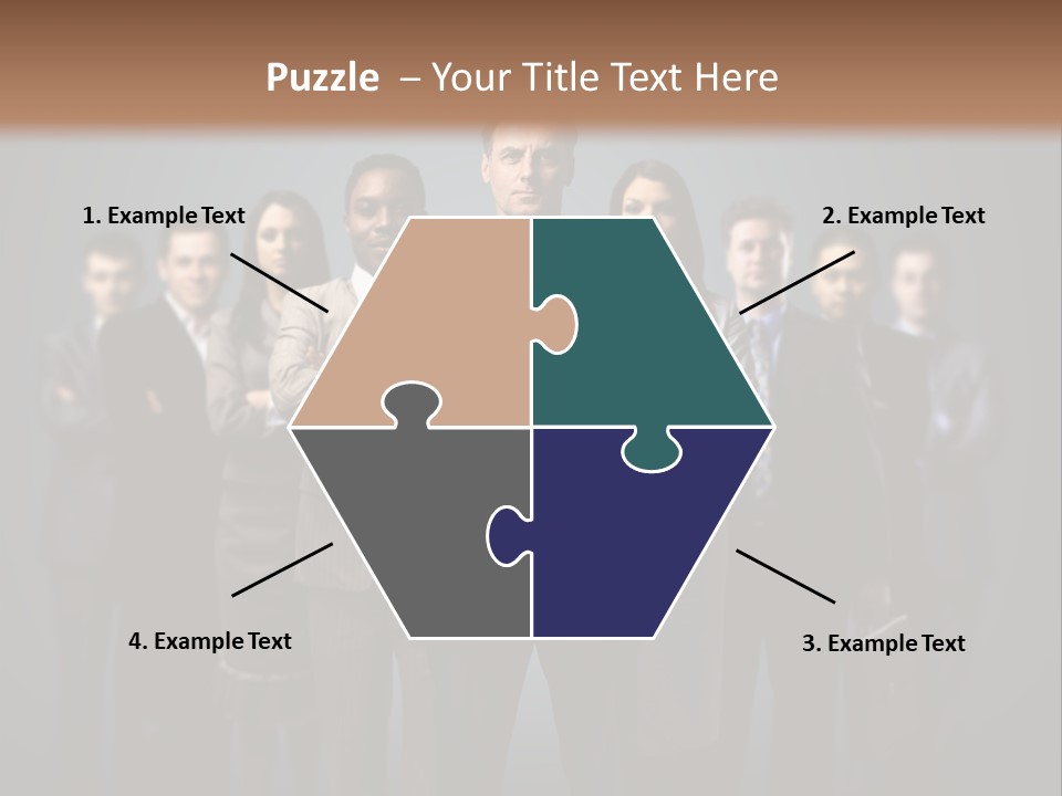 Corporate Smile Mature PowerPoint Template