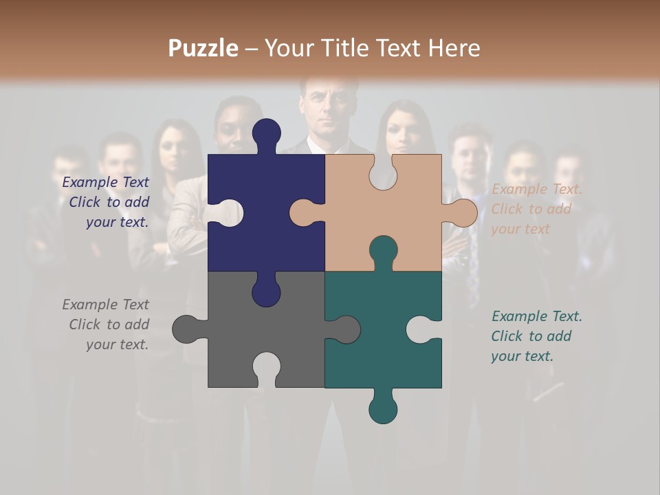 Corporate Smile Mature PowerPoint Template