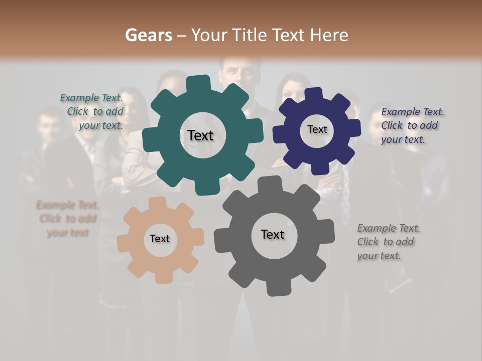 Corporate Smile Mature PowerPoint Template