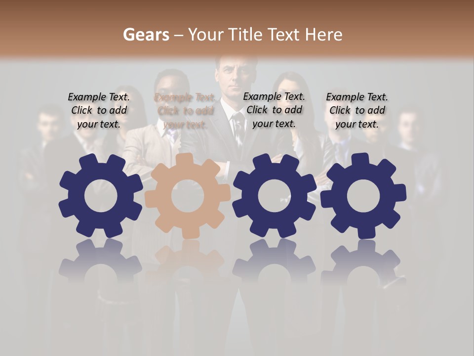 Corporate Smile Mature PowerPoint Template
