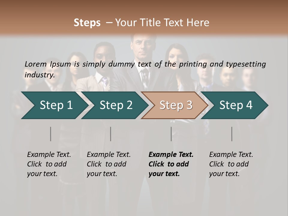Corporate Smile Mature PowerPoint Template