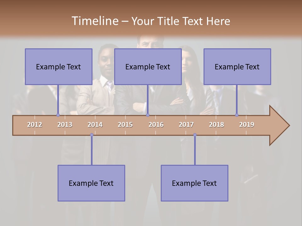 Corporate Smile Mature PowerPoint Template