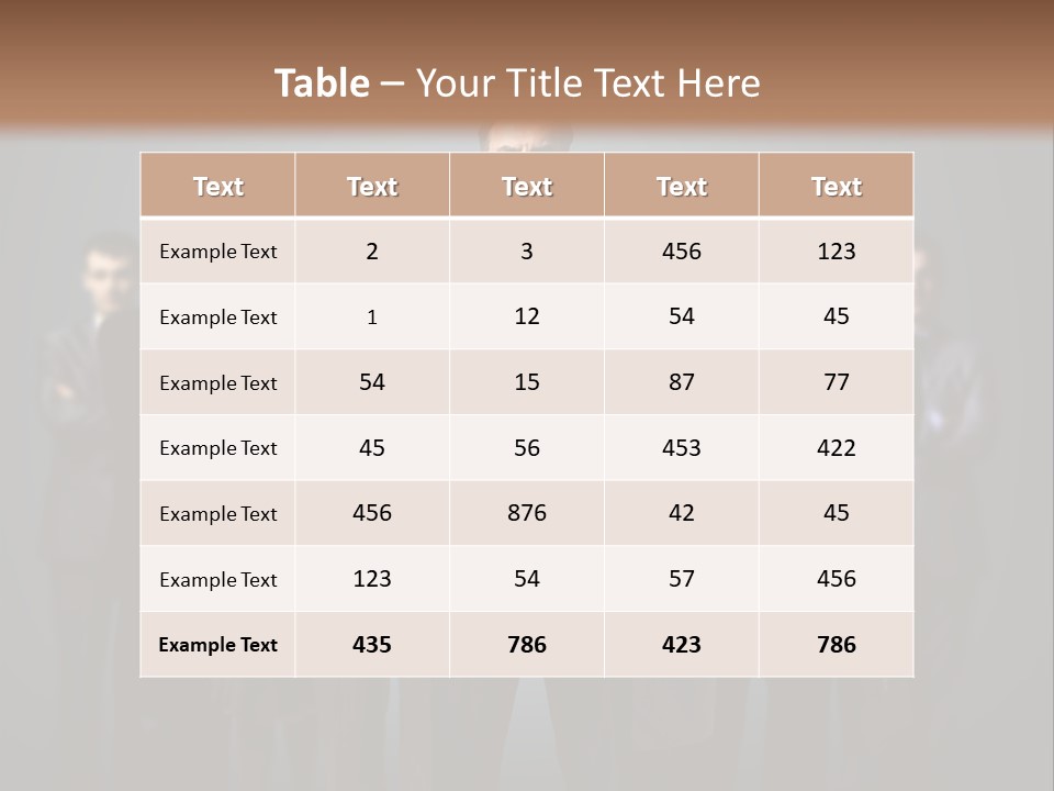 Corporate Smile Mature PowerPoint Template