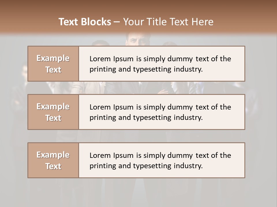 Corporate Smile Mature PowerPoint Template