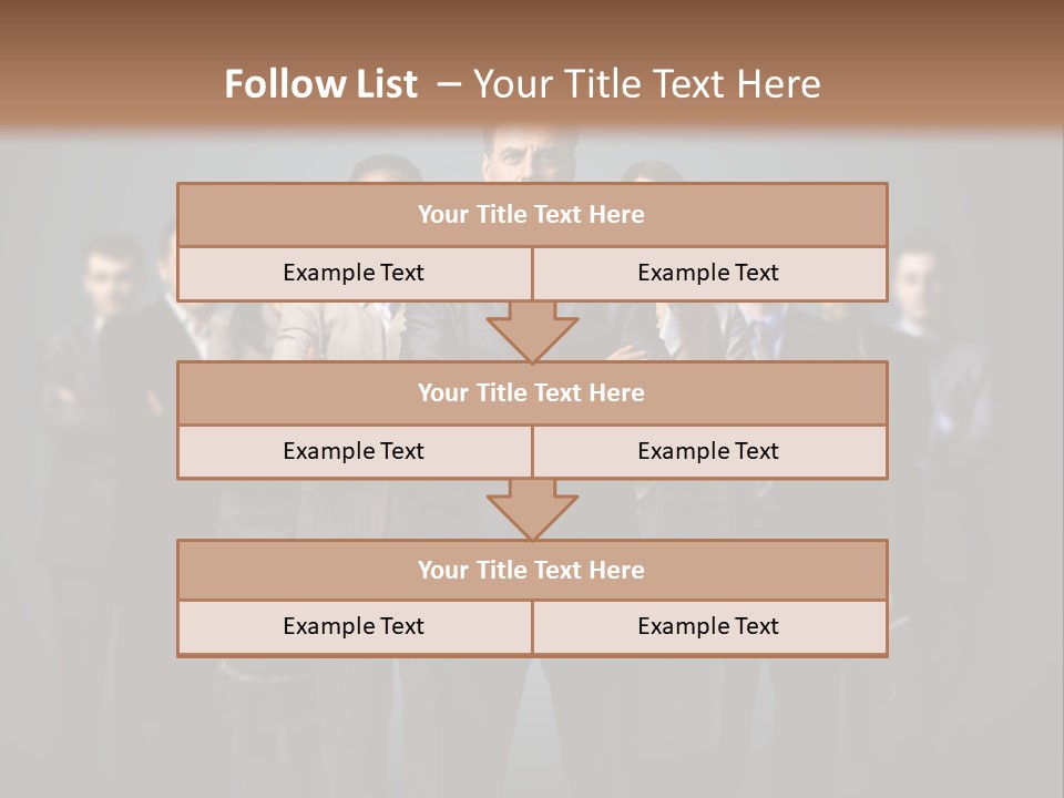 Corporate Smile Mature PowerPoint Template