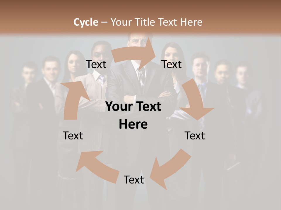 Corporate Smile Mature PowerPoint Template