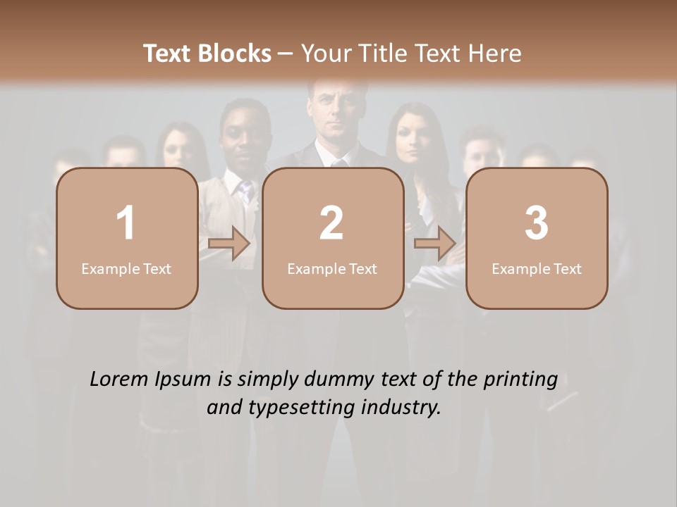 Corporate Smile Mature PowerPoint Template