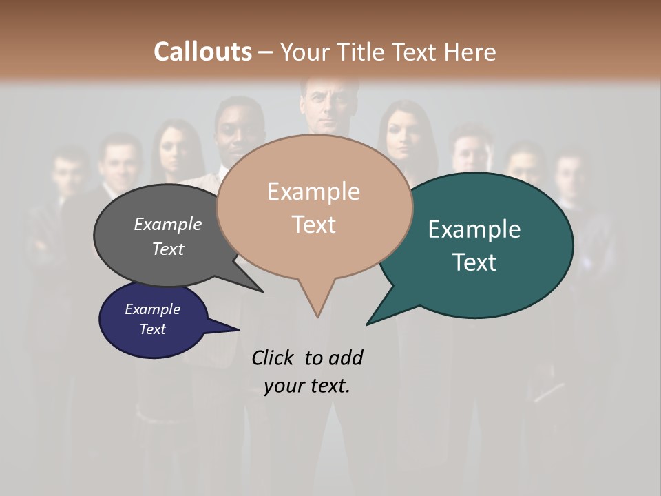 Corporate Smile Mature PowerPoint Template