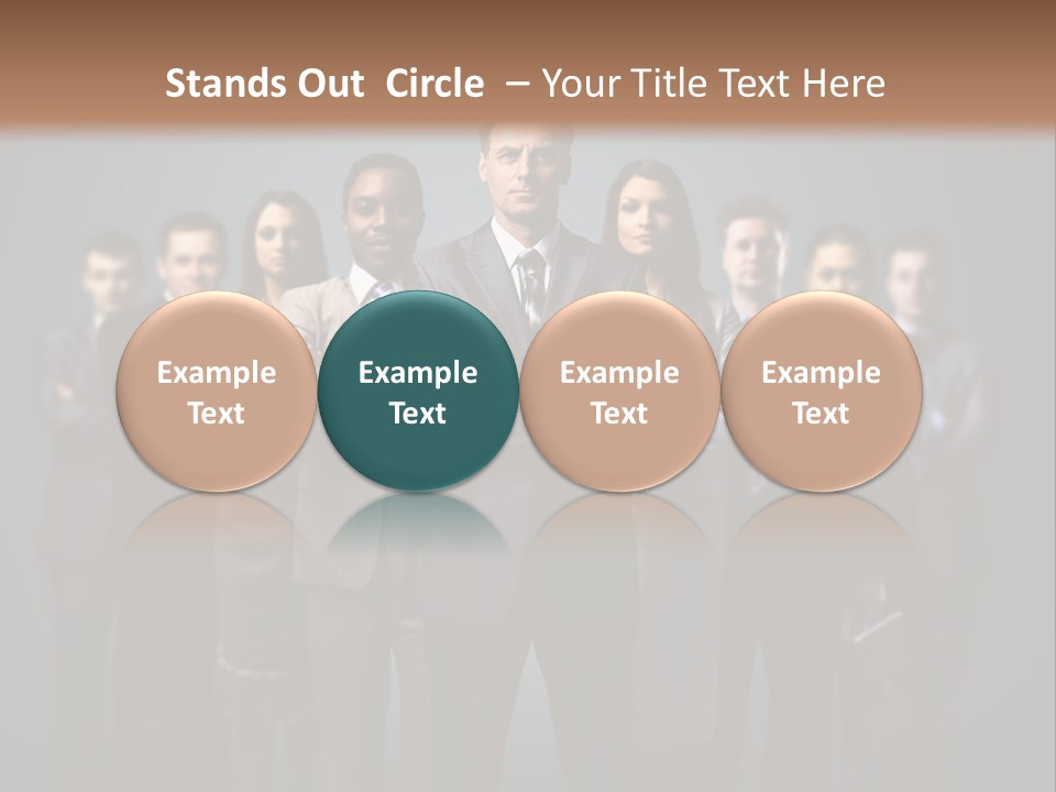 Corporate Smile Mature PowerPoint Template