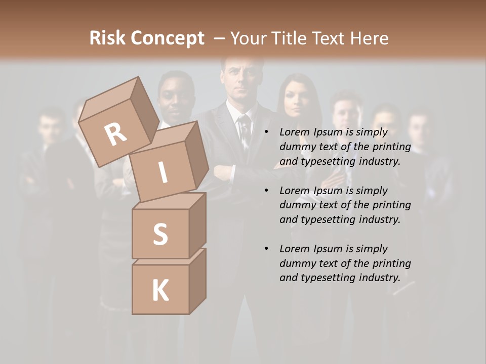 Corporate Smile Mature PowerPoint Template