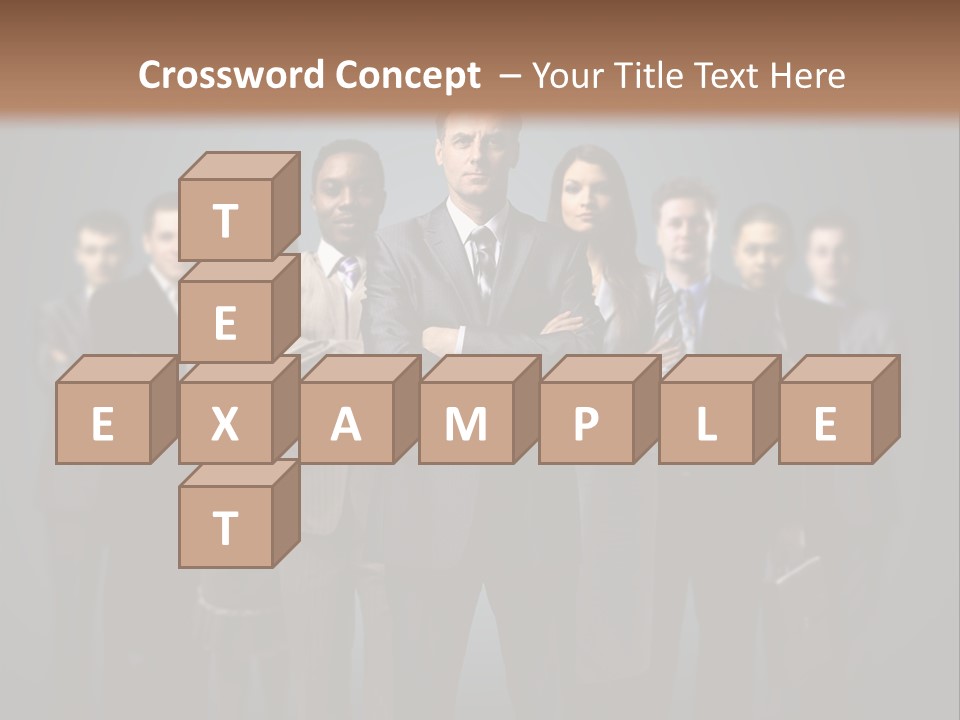 Corporate Smile Mature PowerPoint Template