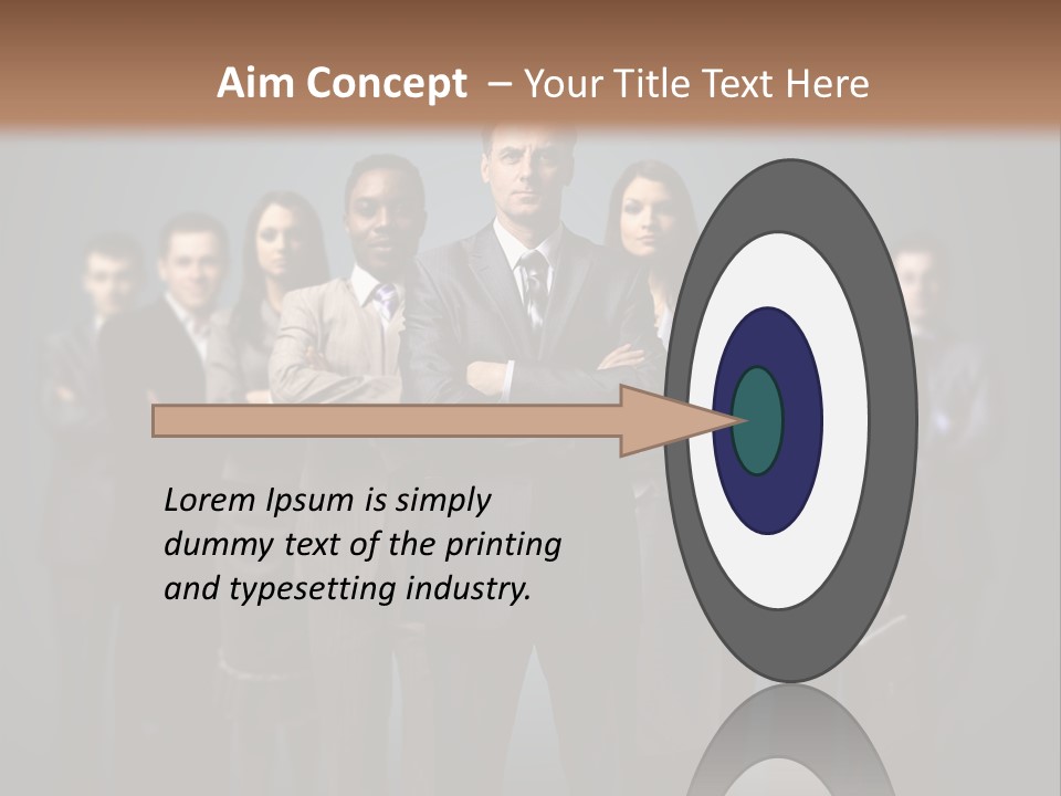 Corporate Smile Mature PowerPoint Template