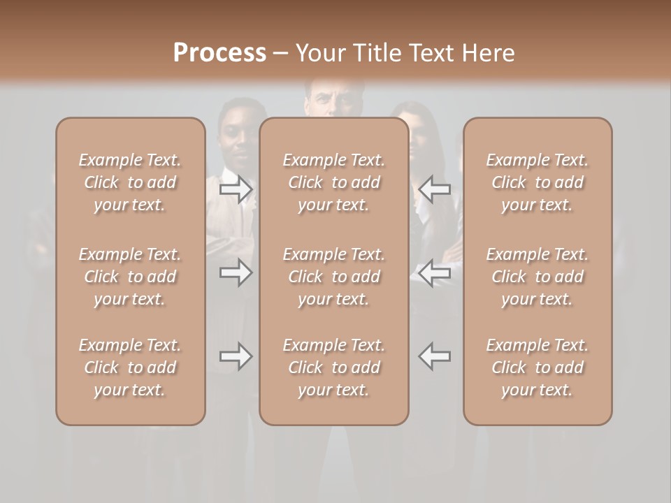Corporate Smile Mature PowerPoint Template