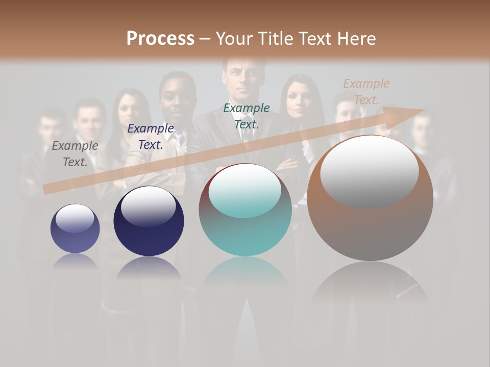 Corporate Smile Mature PowerPoint Template