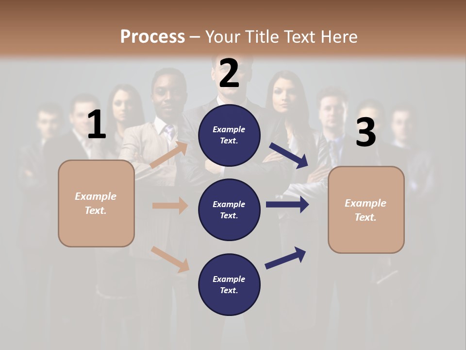 Corporate Smile Mature PowerPoint Template