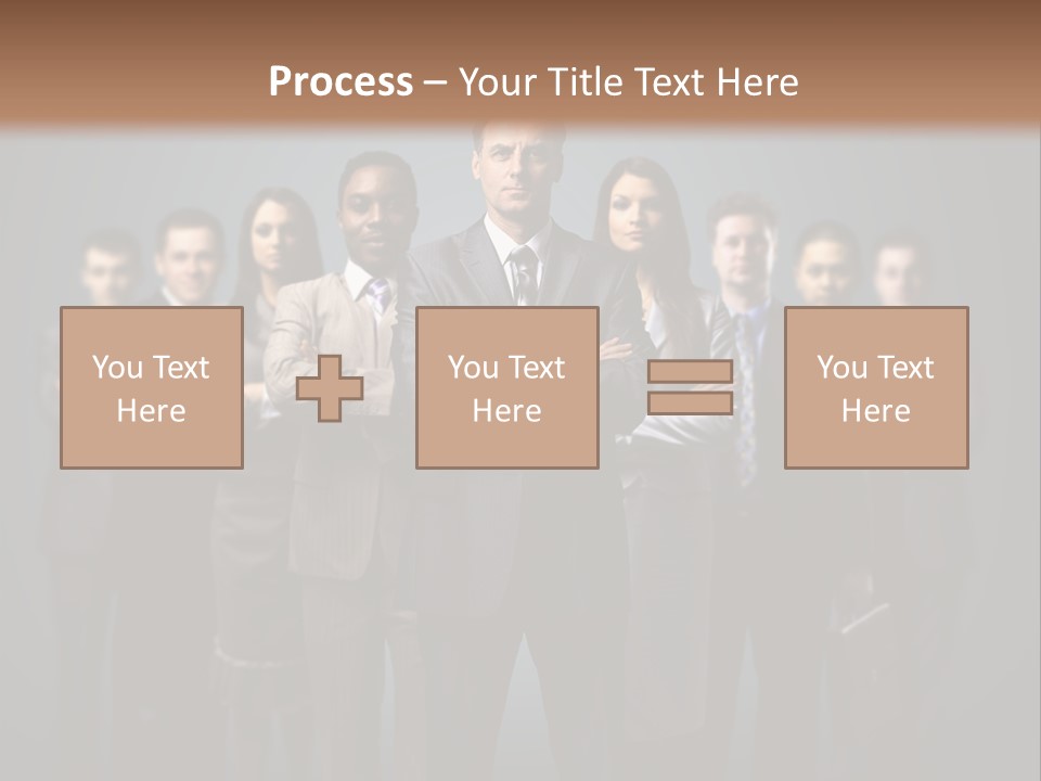 Corporate Smile Mature PowerPoint Template