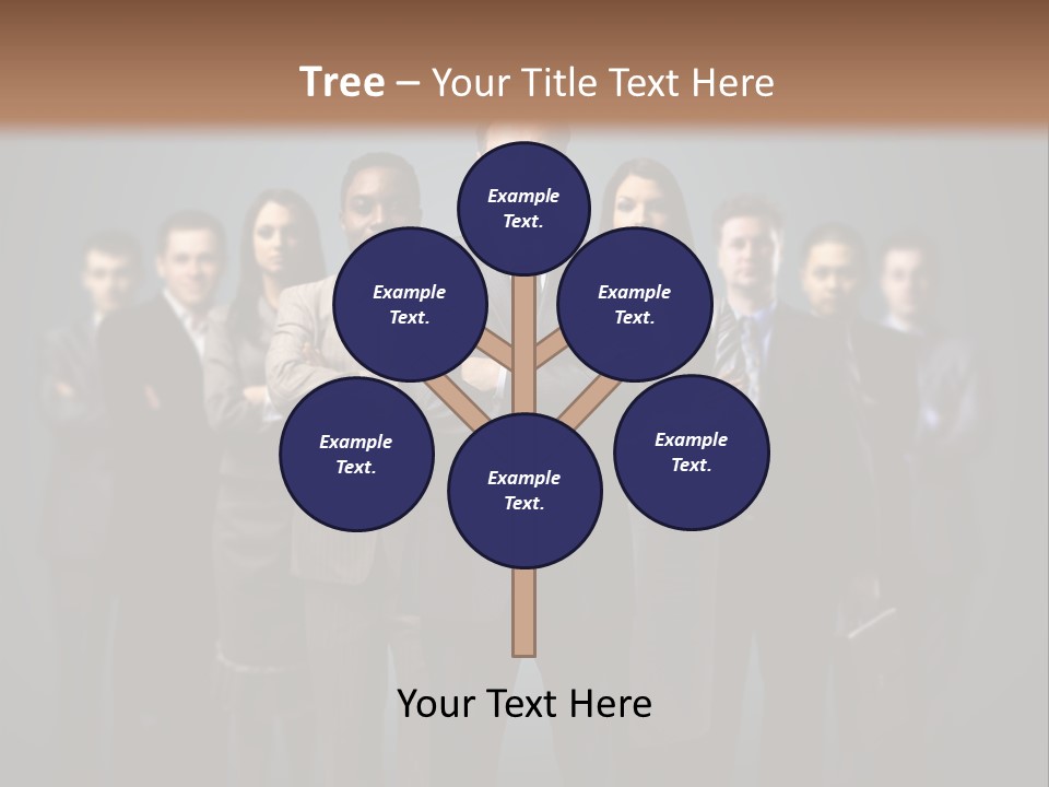 Corporate Smile Mature PowerPoint Template