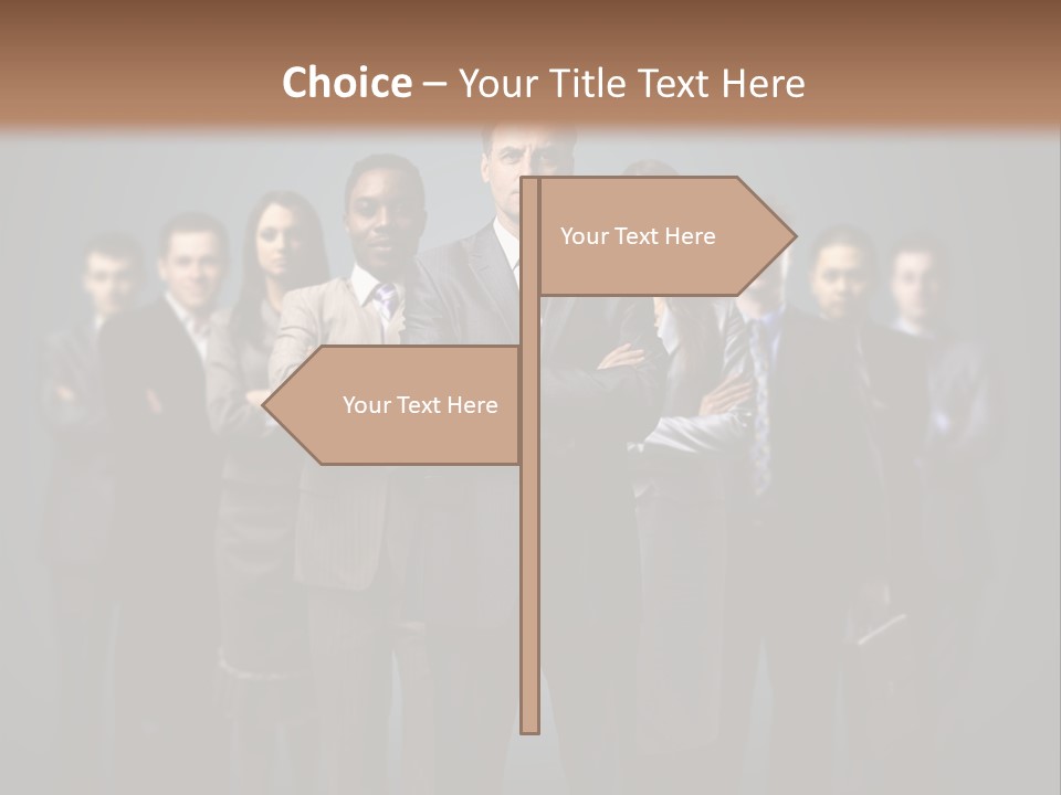 Corporate Smile Mature PowerPoint Template