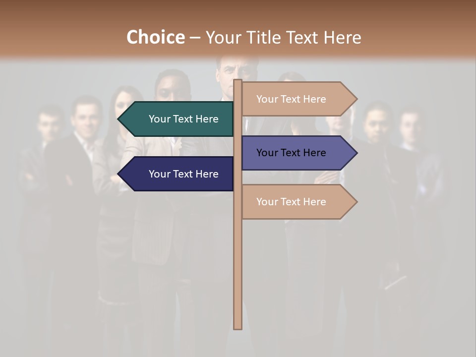 Corporate Smile Mature PowerPoint Template