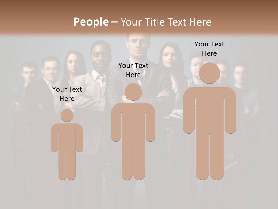 Corporate Smile Mature PowerPoint Template