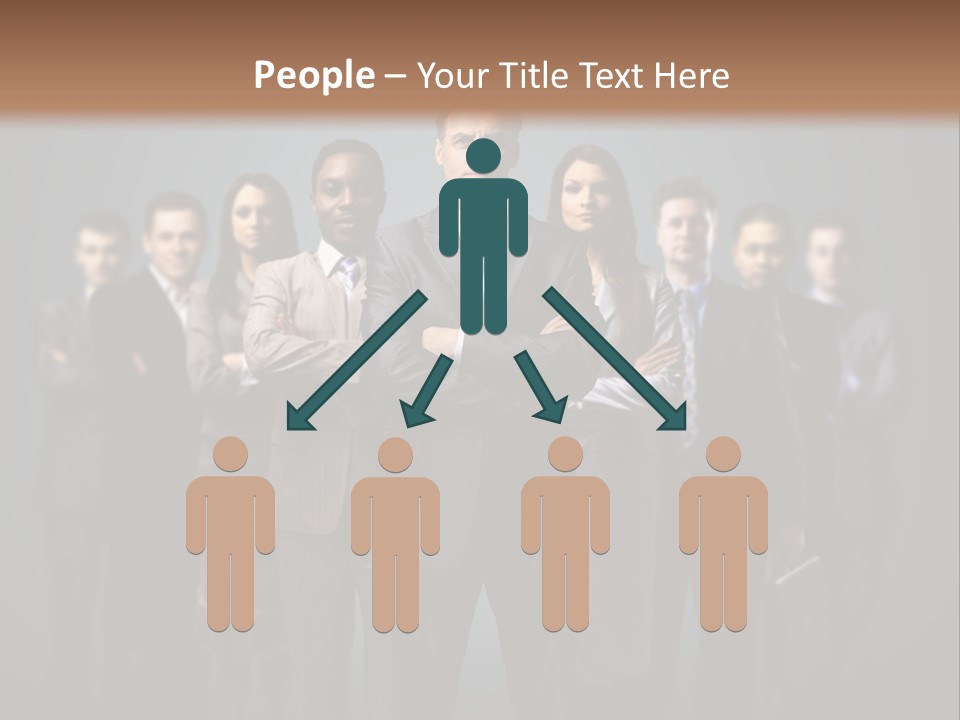 Corporate Smile Mature PowerPoint Template