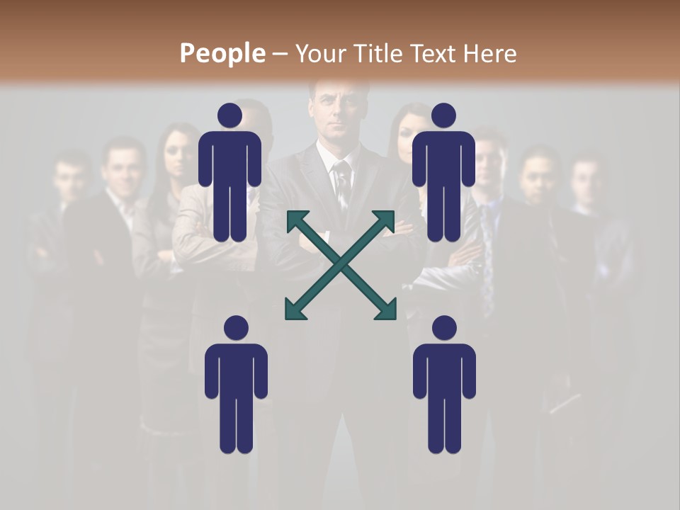 Corporate Smile Mature PowerPoint Template