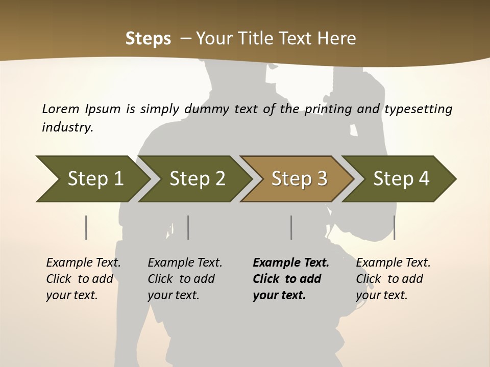 Afghanistan Sand America PowerPoint Template