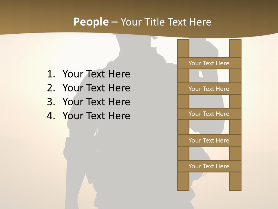 Afghanistan Sand America PowerPoint Template