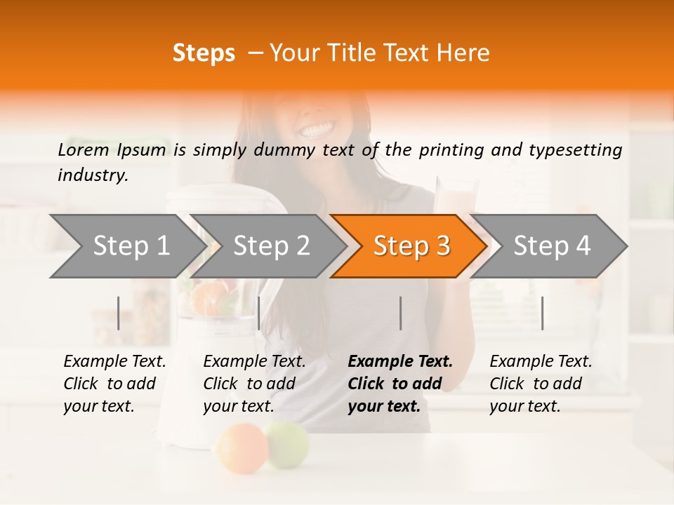 Asian Beverage Young PowerPoint Template